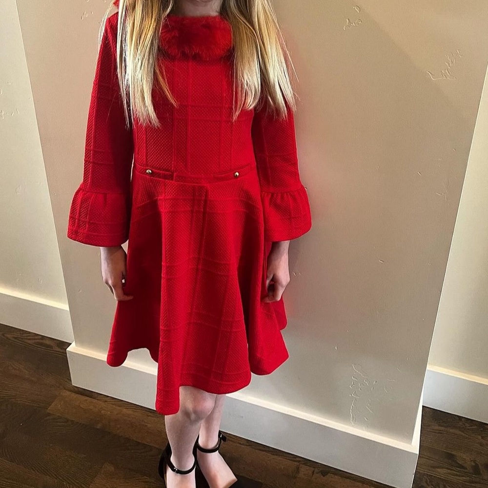 Janie and Jack Red Kids Dress